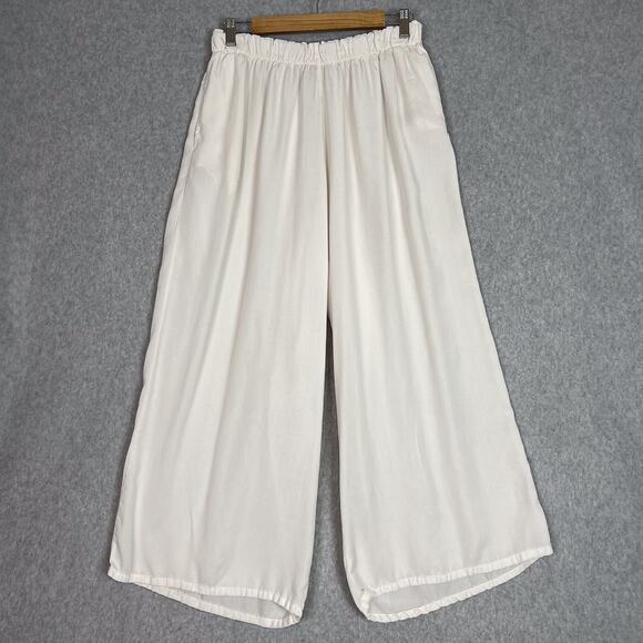 Bryn Walker Off White Wide Leg Pants Size Large - Picture 1 of 10